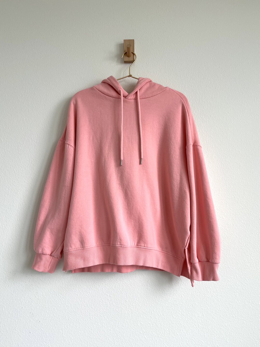 Risen Los Angeles Oversized Blush Pink Pullover Hoodie - Size S